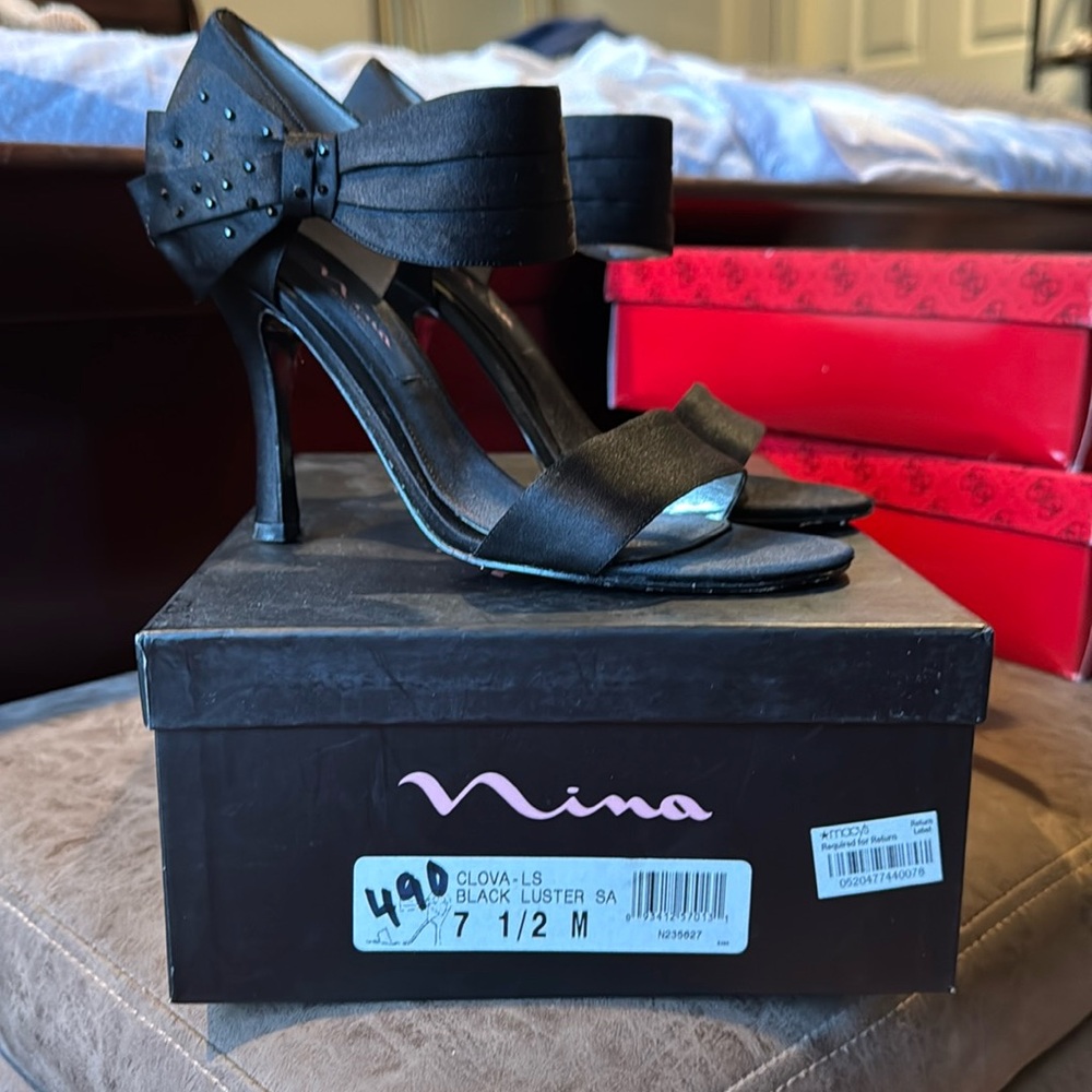 Nina Black Formal Heels